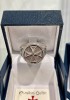 Templerring mit Kreuz, Silber 925