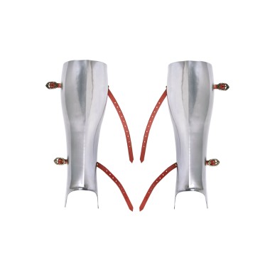 Beinschienen -  Paar, 2 mm Stahl