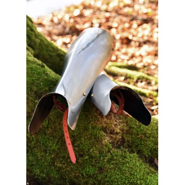 Beinschienen -  Paar, 2 mm Stahl