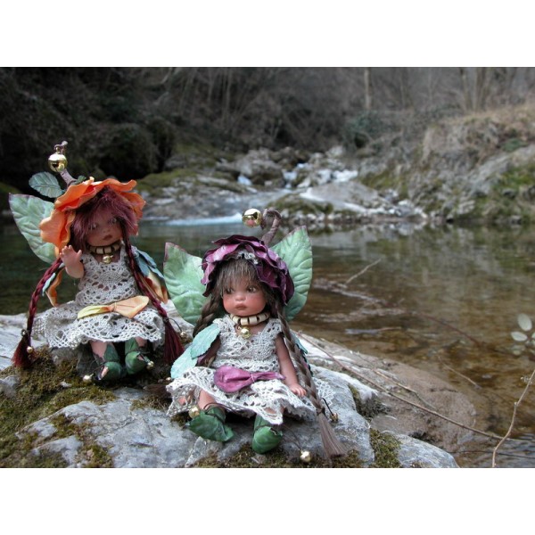 Elfe Primeln, Porzellanpuppe