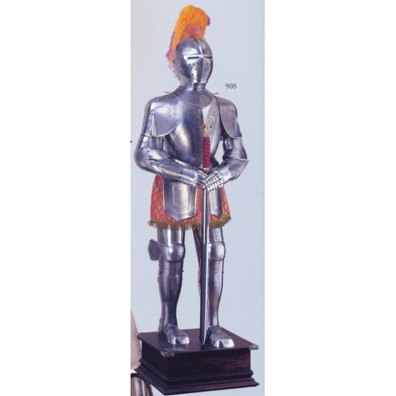 Rüstungsstahl, reich verziert - Spanien, 16. Jahrhundert