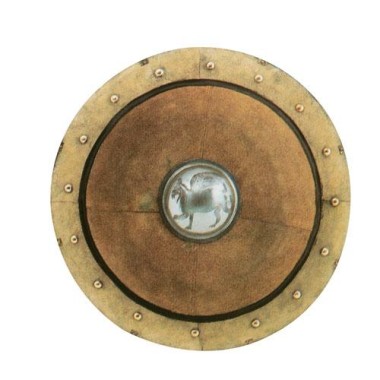 Runden Schild Griechisch