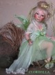 Porzellanpuppe - Elfe Fee Chlorophylle