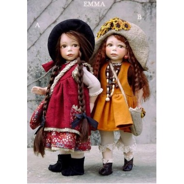 Porzellanpuppen künstlerpuppen Emma