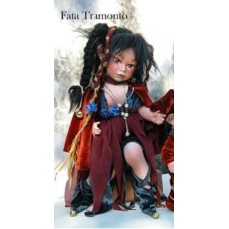 Elfe Fee Sonnenuntergang, Porzellanpuppe