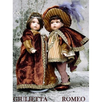 Porzellanpuppen, künstlerpuppen Giulietta und Romeo