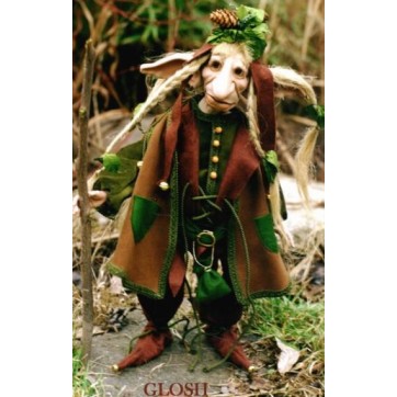 Elfe Kobold Glosh, Porzellanpuppe