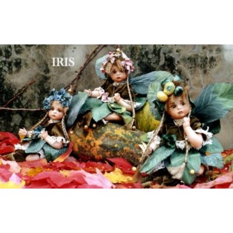 Elfe Fee Iris, Porzellanpuppe