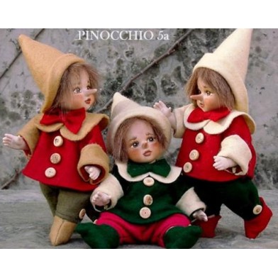 Porzellanpuppe Märchenfiguren, Pinocchio