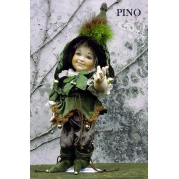 Elfe Kobold Kiefer, Porzellanpuppe