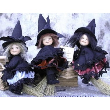 Hexen Porzellanpuppe