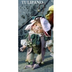 Gnom Tulpe Porzellanpuppe