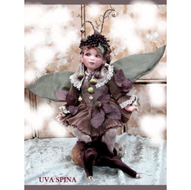 Elfe Fee Stachelbeere, Porzellanpuppe