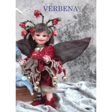 Elfe Fee Eisenkraut (Verbena), Porzellanpupp