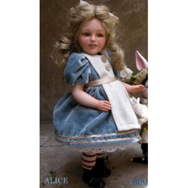 Porzellanpuppe Märchenfiguren, Alice
