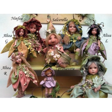 Elfe Fee Seerosen, Porzellanpuppe