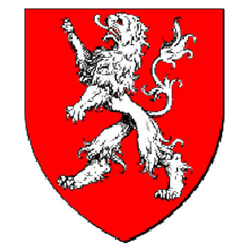 Heraldischer Schild auf Anfrage