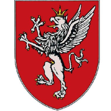 Heraldischer Schild auf Anfrage