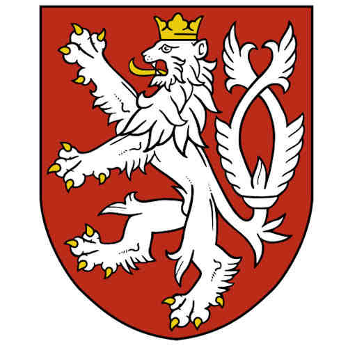 Heraldischer Schild auf Anfrage
