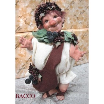 Porzellanpuppe - Elfe Kobold Bacchus