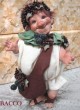 Porzellanpuppe - Elfe Kobold Bacchus