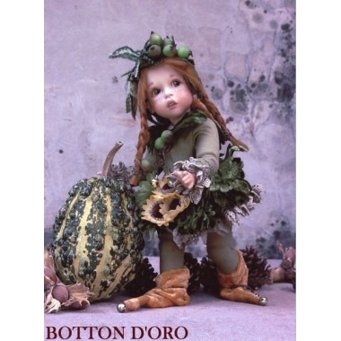 Elfe Kobold - Porzellanpuppe