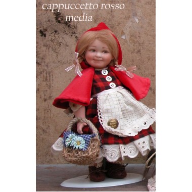 Porzellanpuppe Rotkäppchen