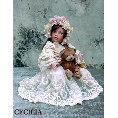 Porzellanpuppen - künstlerpuppen Cecilia.