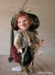 Porzellanpuppe - Elfe Kobold Zypresse