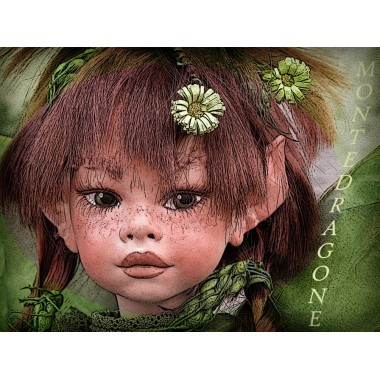 Elfe Fee Demetra, Porzellanpuppe