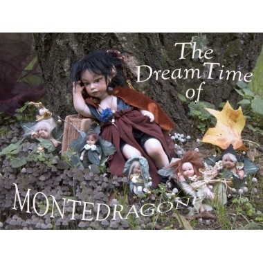 Elfe Fee Sonnenuntergang, Porzellanpuppe