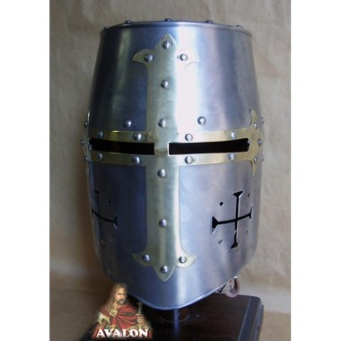 Templerhelm - Kreuzritter Helm Kampf 