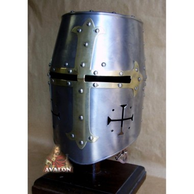 Templerhelm - Kreuzritter Helm Kampf 