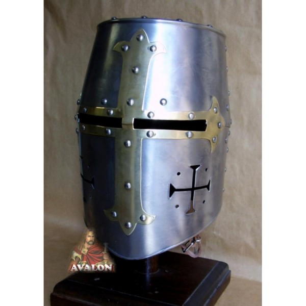 Templerhelm - Kreuzritter Helm Kampf 