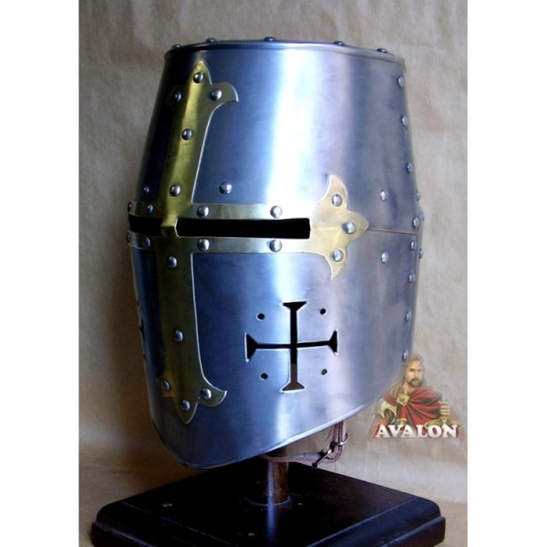 Templerhelm - Kreuzritter Helm Kampf 