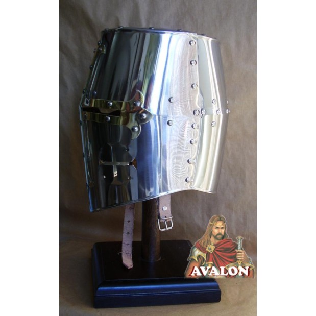 Topfhelm - rostfreier Stahl