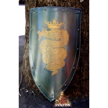 Mittelalte Schild - Schild Schlange Visconti