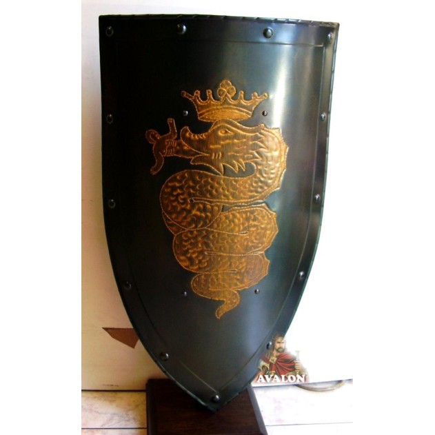 Mittelalte Schild - Schild Schlange Visconti