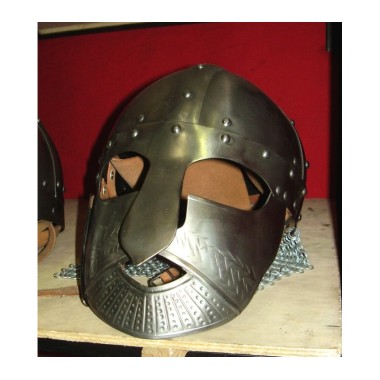 Wikinger-Helm mit Maske