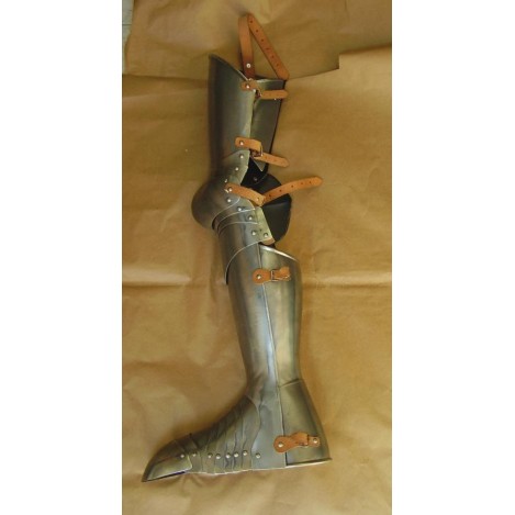 Schutz der Beine des fünfzehnten Jahrhunderts italienischen