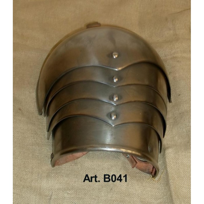 Functional Stahl Schulterstücke - Mittelalterliche Schulterplatten