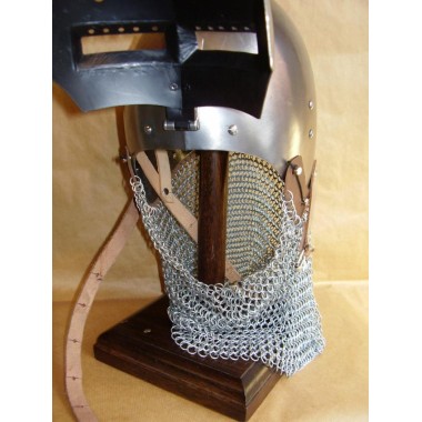 Klappvisier - Beckenhaube mit Visier - Schaukampfhelm