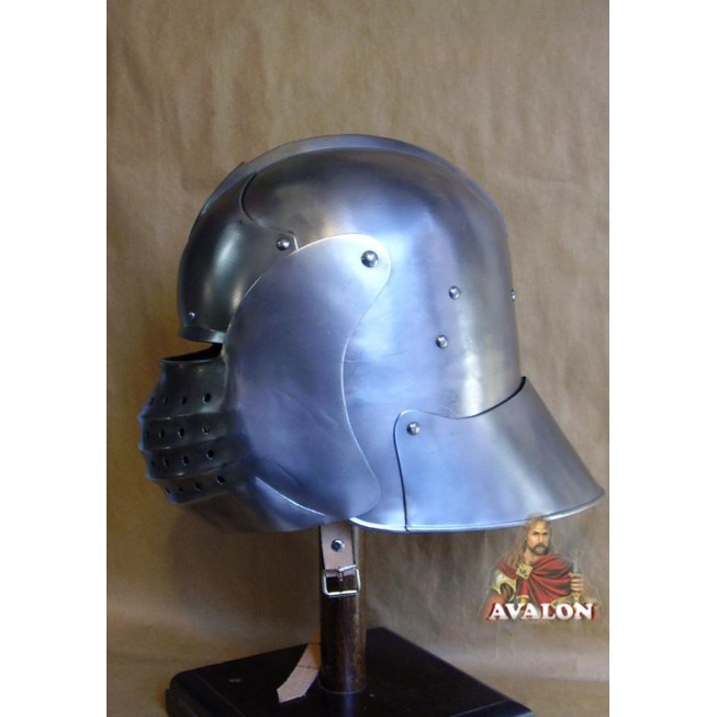 Schaller mit Blasebalg Visier