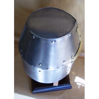 Topfhelm - Templer Kreuzritter Helm