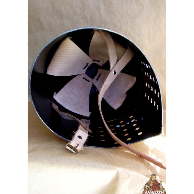 Topfhelm - Templer Kreuzritter Helm