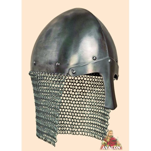 Norman Helm Nasalhelm mit Helmbrünne