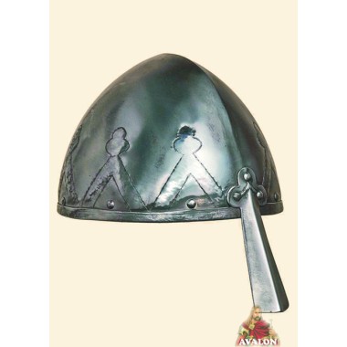Norman Helm Hirnhaube Nasalhelm
