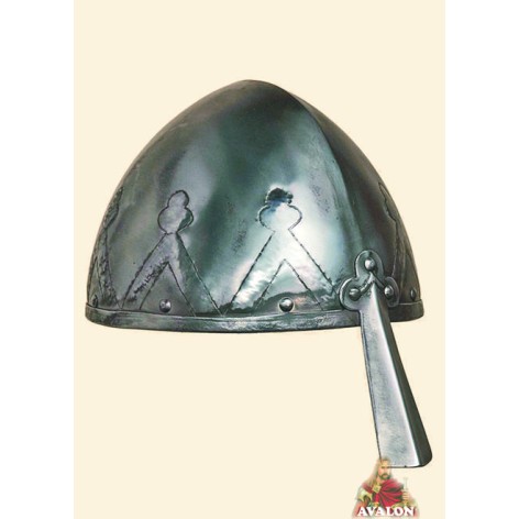 Norman Helm Hirnhaube Nasalhelm