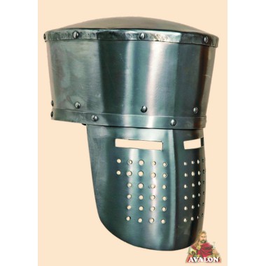 Kreuzfahrer Topfhelm Schaukampfhelm
