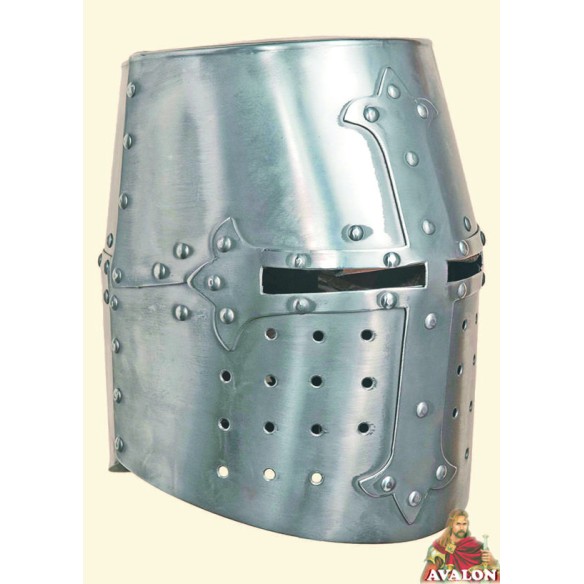 Templerhelm - Kreuzritter Helm - Schaukampfhelm